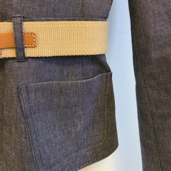 Bcbg denim belted blazer - Picture 7 of 10